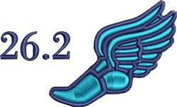 Marathon - 4x4 marathon beginner-friendly embroidery design for Athletic Apparel