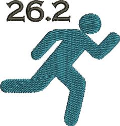 runner beginner-friendly machine embroidery - Marathon Runner for kitchen tea towels