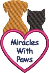 kitten beginner-friendly machine embroidery - Miracles With Paws for cute baby onesies