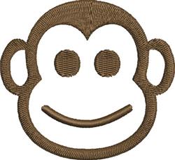 outline beginner-friendly machine embroidery - Monkey Outline for patchwork quilt blocks