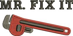 Mr Fix It - 4x4 fix beginner-friendly embroidery design for patchwork quilt blocks