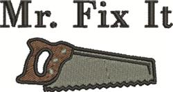 Mr Fix It - 4x4 fix beginner-friendly machine embroidery design for Tool Bags