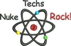 beginner-friendly rock machine embroidery pattern - Nuke Techs Rock for School Projects