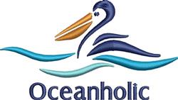 bird quick stitch machine digital embroidery - Oceanholic perfect for Beach Towels