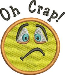 detailed crap! machine embroidery pattern - Oh Crap! for decorative pillow covers