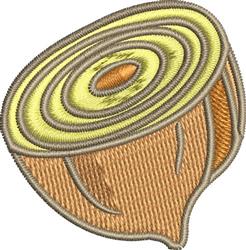 Onion - 4x4 onion beginner-friendly machine embroidery design for reusable tote bags