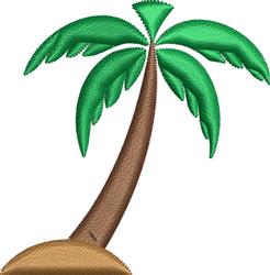 Palm Tree - 4x4 tree quick stitch embroidery design for decorative pillow covers