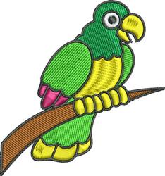 Parrot - 4x4 bird detailed machine embroidery design perfect for kitchen tea towels