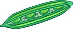 beginner-friendly pod machine embroidery pattern - Pea Pod for decorative pillow covers