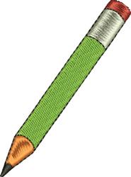 Pencil - 4x4 pencil quick stitch machine embroidery design for reusable tote bags