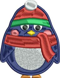 Penguin - 4x4 penguin beginner-friendly embroidery design for Holiday Sweaters