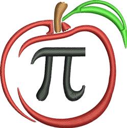 quick stitch heart machine embroidery pattern - Pi Apple perfect for reusable tote bags