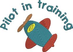 Pilot In Training - 5x7 training beginner-friendly embroidery design for Home Decor