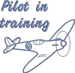 training beginner-friendly machine embroidery - Pilot In Training for decorative pillow covers
