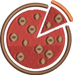 beginner-friendly slice machine embroidery pattern - Pizza Slice for kitchen aprons