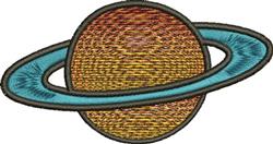 beginner-friendly planet machine embroidery pattern - Planet for patchwork quilt blocks