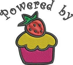 beginner-friendly powered machine embroidery pattern - Powered By for reusable tote bags