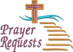 Prayer Requests - 4x4 cross beginner-friendly embroidery design for reusable tote bags