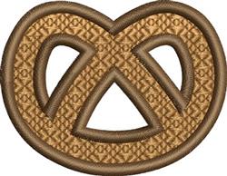 Pretzel - 4x4 pretzel beginner-friendly embroidery design for Seasonal Decorations