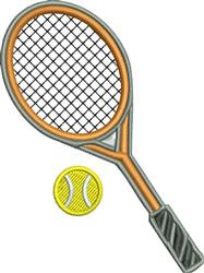 ball beginner-friendly machine digital embroidery - Racket & Ball perfect for Towels