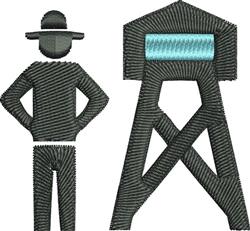 post beginner-friendly machine embroidery - Ranger Post perfect for kitchen aprons