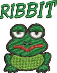 Ribbit Frog - 4x4 frog beginner-friendly embroidery design for cute baby onesies