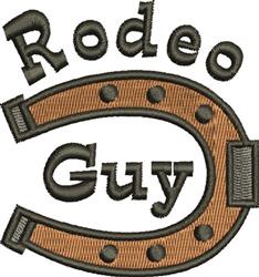 Rodeo Guy - 4x4 guy detailed machine embroidery design perfect for kitchen aprons