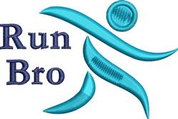 Run Bro - 4x4 bro beginner-friendly machine embroidery design perfect for Gym Bags