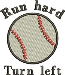 Run Hard - 6x10 hard beginner-friendly machine embroidery design for Sports Jerseys