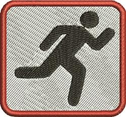 beginner-friendly sign machine embroidery pattern - Runner Sign for kitchen tea towels