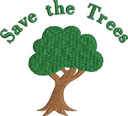 tree beginner-friendly machine embroidery - Save The Trees for decorative pillow covers