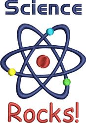 Science Rocks! - 4x4 rocks! beginner-friendly embroidery design for Kids T-shirts