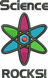 beginner-friendly rocks! machine embroidery pattern - Science Rocks! for kitchen tea towels
