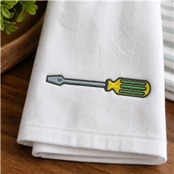 beginner-friendly screwdriver machine embroidery pattern - Screwdriver for decorative pillow covers