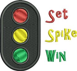 win detailed machine digital embroidery - Set Spike Win perfect for Beach Bags