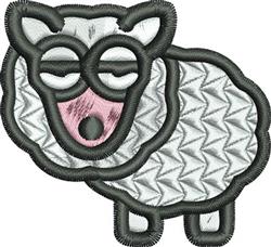 beginner-friendly sheep machine embroidery pattern - Sheep perfect for Baby Blankets