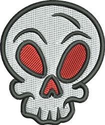 skull beginner-friendly machine embroidery - Skull perfect for decorative pillow covers