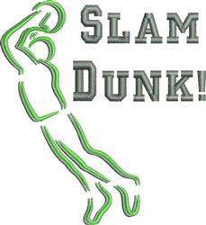 beginner-friendly dunk machine embroidery pattern - Slam Dunk for Sports Jerseys