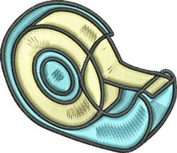 Cartoonish snail with a curvy shell in soft yellow and blue gradients, showcasing playful elegance.