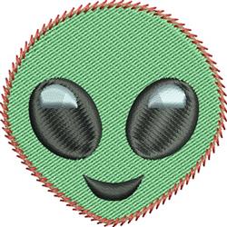 beginner-friendly man machine embroidery pattern - Space Man for reusable tote bags
