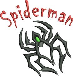 spider beginner-friendly machine embroidery - Spiderman for decorative pillow covers