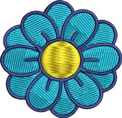 beginner-friendly spring flower machine embroidery pattern - Spring Flower for kitchen tea towels