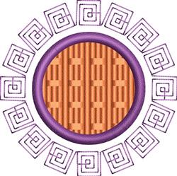 Square Flower - 4x4 flower beginner-friendly embroidery design for Table Mats