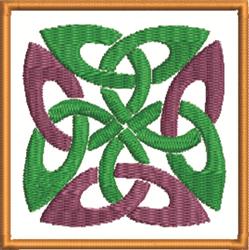 detailed knot machine embroidery pattern - Square Knot for decorative pillow covers
