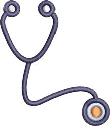 quick stitch stethoscope machine embroidery pattern - Stethoscope for kitchen tea towels