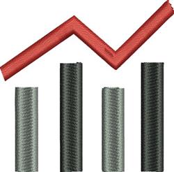 Stock Graph - 4x4 graph quick stitch machine embroidery design perfect for Wall Art