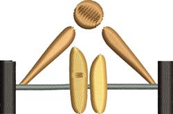 Stylized figure lifting weights in playful brown and beige tones with minimal detail, featuring contrasting black weights.