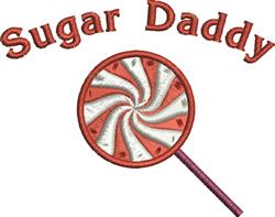 beginner-friendly daddy machine embroidery pattern - Sugar Daddy for Kids T-Shirts