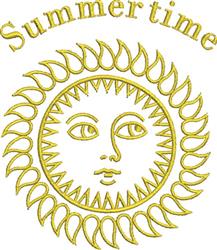 summertime detailed machine digital embroidery - Summertime perfect for kitchen aprons