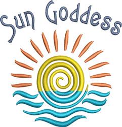 sunflower beginner-friendly machine embroidery - Sun Goddess for decorative wall hangings